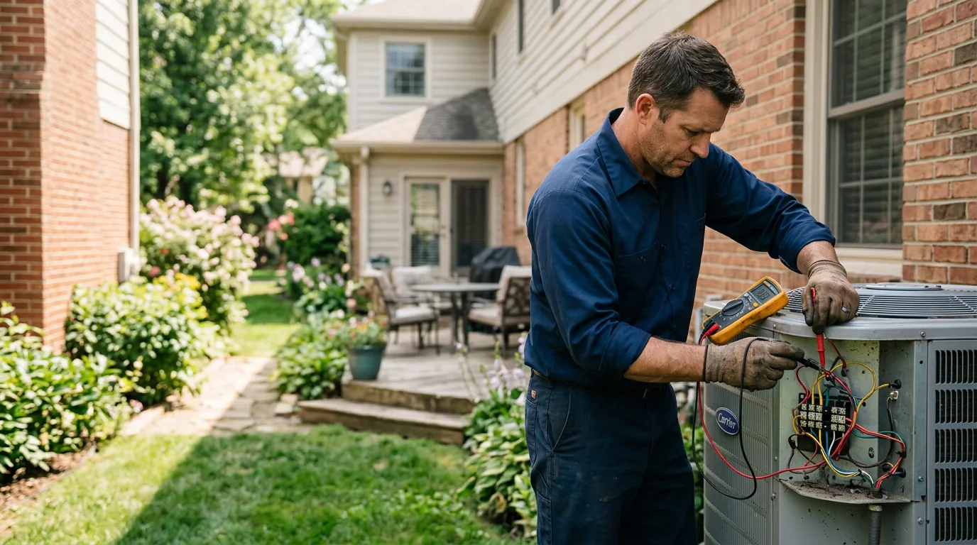 HVAC technician working near Allen Junction, WV